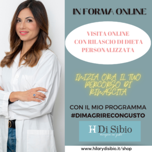 Visita Online per elaborare la tua DIETA personalizzata