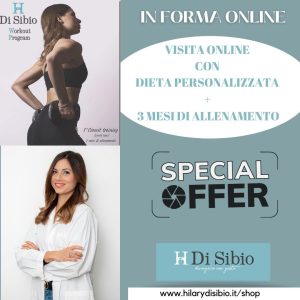 Visita online-elaborazione dieta + 3 Mesi HDSibioWorkoutProgram